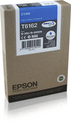 Epson Business inkjet B500 Cartucho Cian , Epson , EPSC13T616200 , 8715946419510
